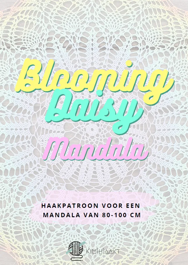 Blooming Daisy Mandala Haakpatroon Nederlandse termen - Afbeelding 5