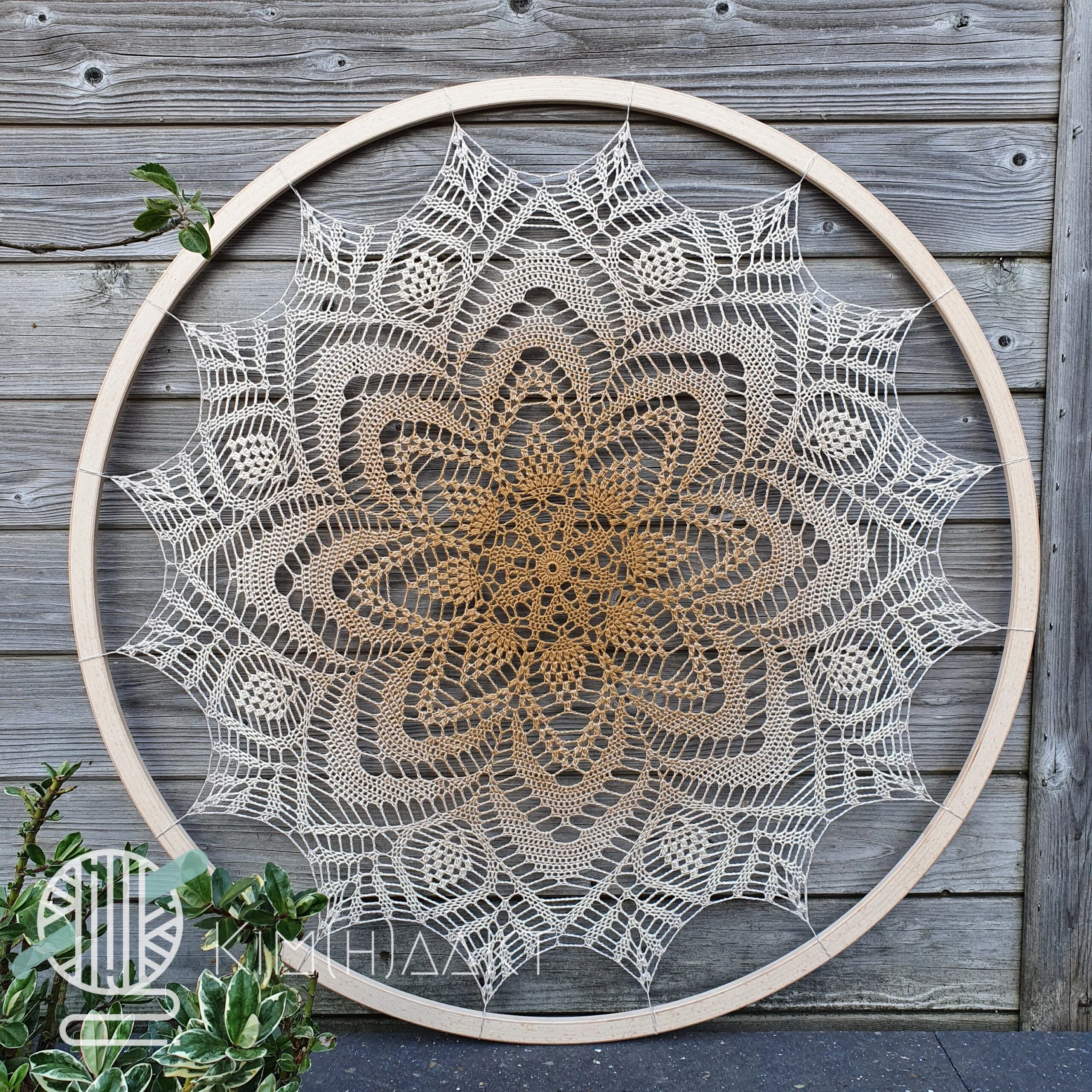 Morning Flower Mandala Haakpatroon Nederlandse termen