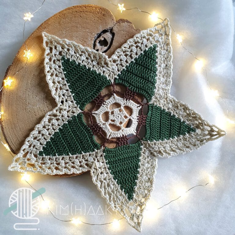 christmas mandala crochet pattern