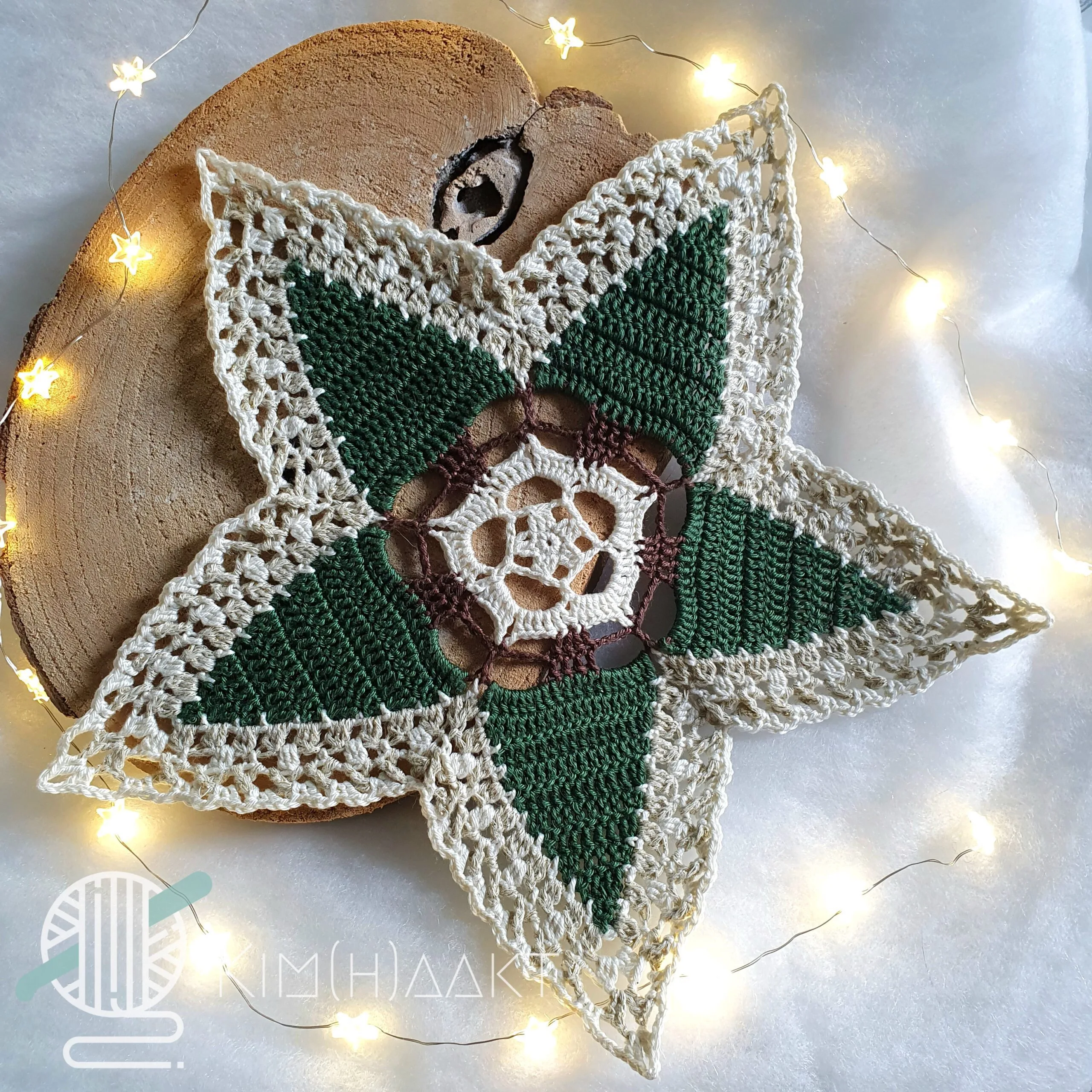 kerstmandala haken