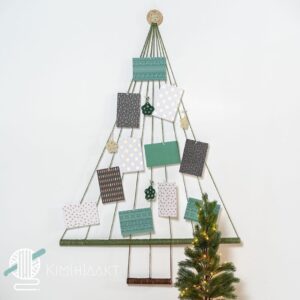 Festive Greetings kerstkaartenhanger Nederlands Haakpatroon